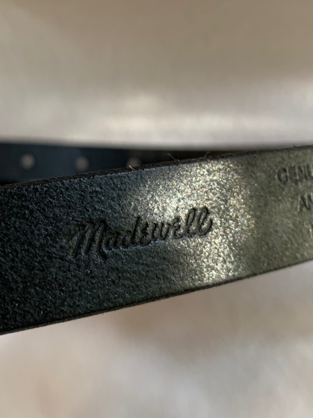 Madewell Black Leather Belt - Picture 5 of 9